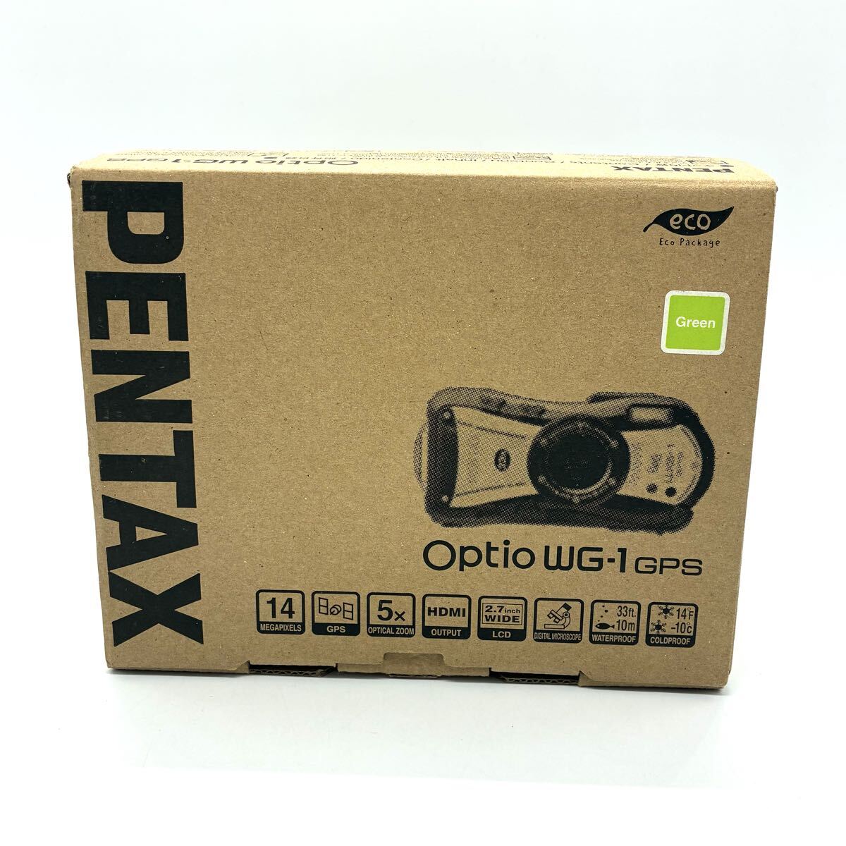 【オススメ】☆ PENTAX ペンタックス Optio WG-1 GPS コンパクトデジタルカメラ ☆ オプティオ／コンデジ／箱付き／取説付き／付属品付き