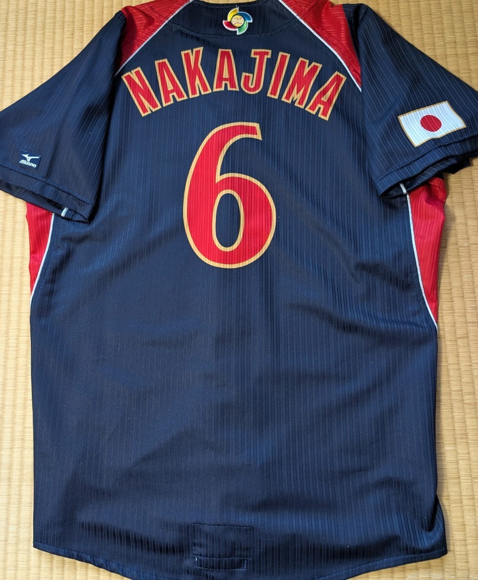 WBC2009 日本代表No.6 中島選手ユニフォーム ビジター MIZUNO ミズノプロ