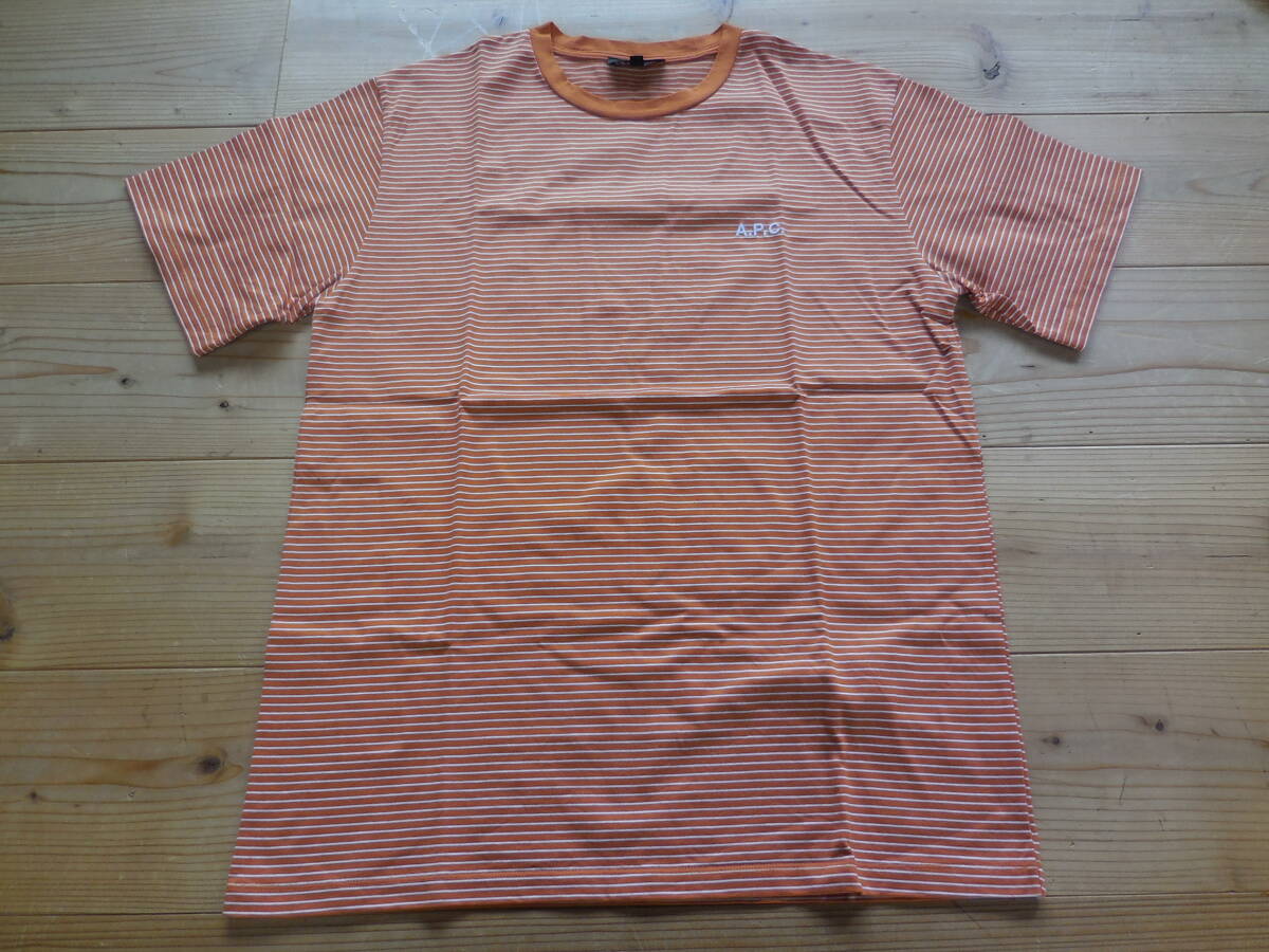 現状品 A.P.C Tシャツ 半袖 XSサイズ 日本製 綿100% 24255-1-92861 アーペーセー 激安1円スタート A19