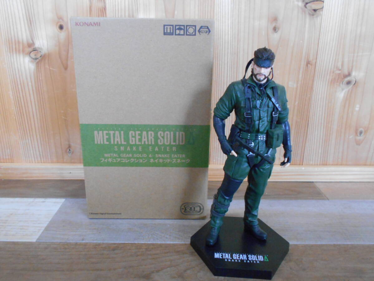 現状品 METAL GEAR SOLID △: SNAKE EATER フィギュアコレクション ネイキッド・スネーク 箱に穴 破れ有 激安1円スタート E