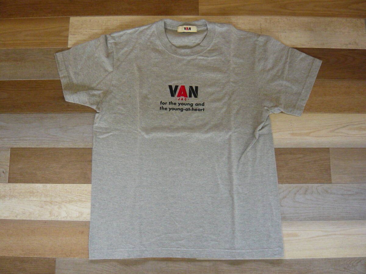 現状品 VAN JAC Tシャツ グレー Mサイズ PH-625167 激安1円スタート A