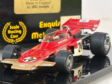 SRCモデル イギリス製 メタルキット完成品 1/43 ロータス72 ゴールドリーフ 1970 エマーソン・フィッティパルディ 完成品
