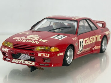 個人製作品 1/24 スロットカー カルソニック R32 GTR 使用 可動品 車体本体のみ 19センチ