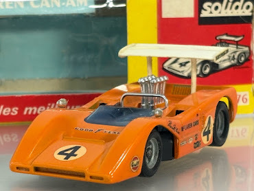 SOLIDO ソリッド フランス製 No.176 マクラーレン カンナム #4 ブルースマクラーレン 1970年代 ダイキャストメタル
