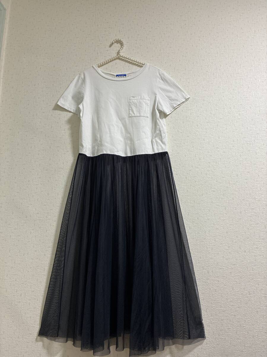 バーバリーブルーレーベル☆Tシャツドッキングのロングワンピース