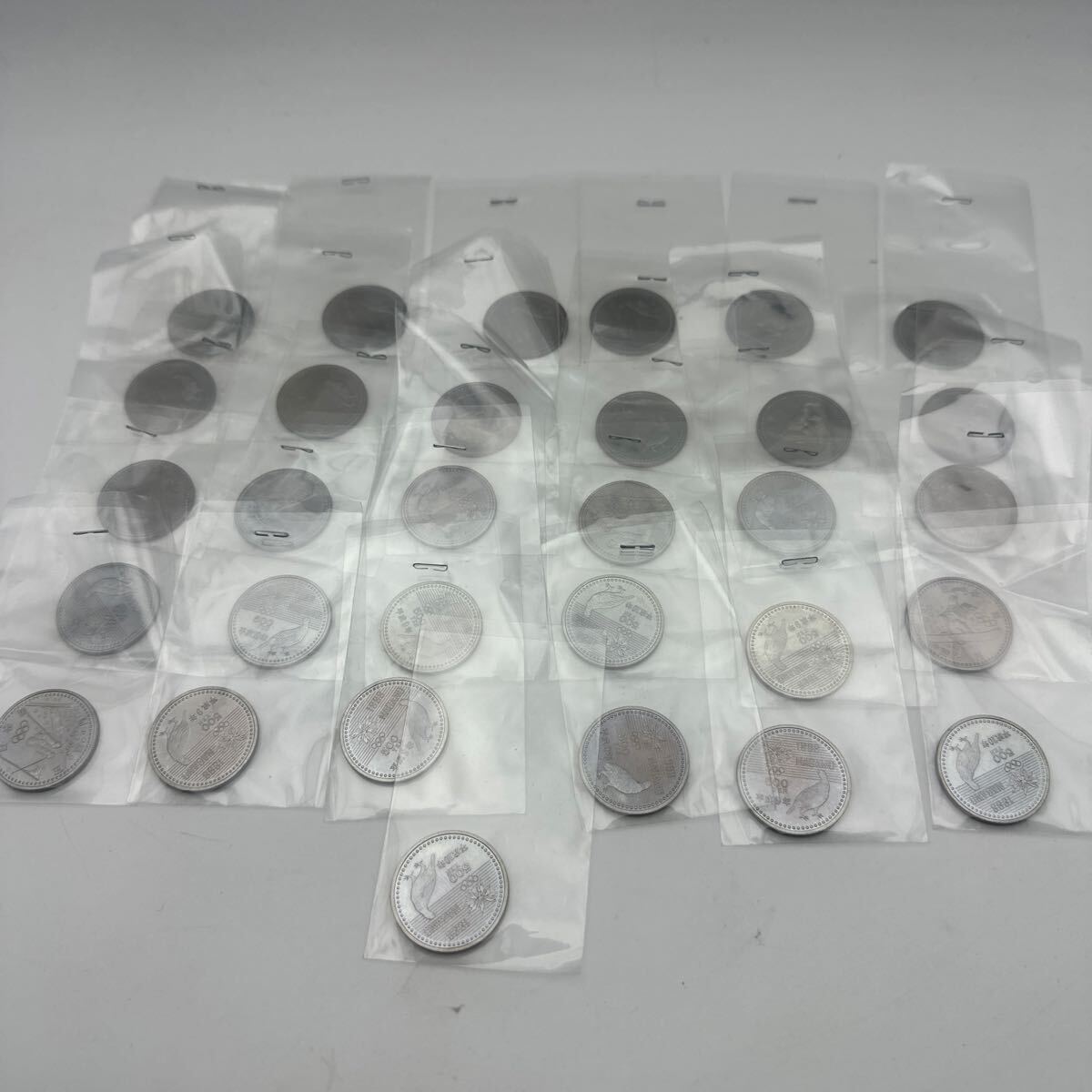 1円〜 記念硬貨 五百円 31枚 15500円円分 長野オリンピック 500円 平成9年 平成10年 1998年 オリンピック
