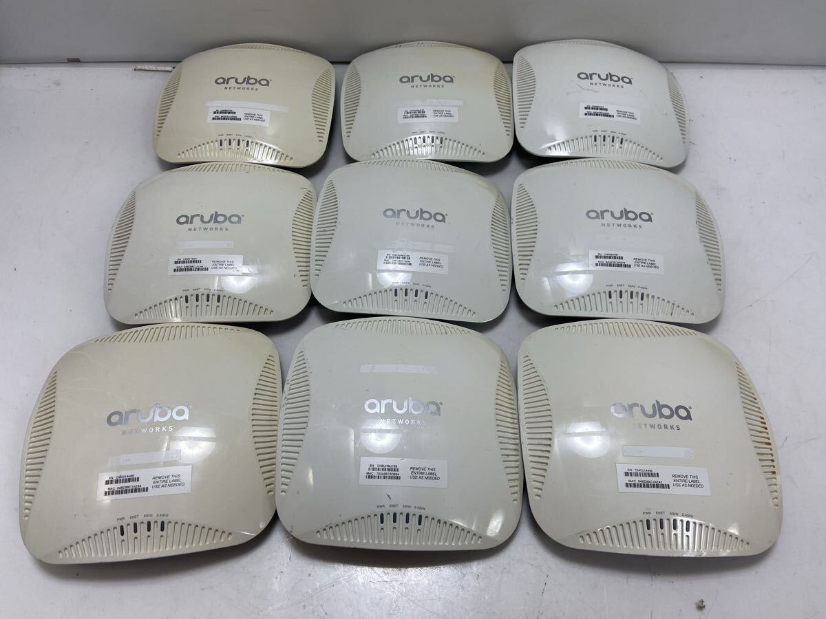 C3DP-60806G17 9台セット】ARUBA 200シリーズ アクセス・ポイント APIN0205 本体のみ