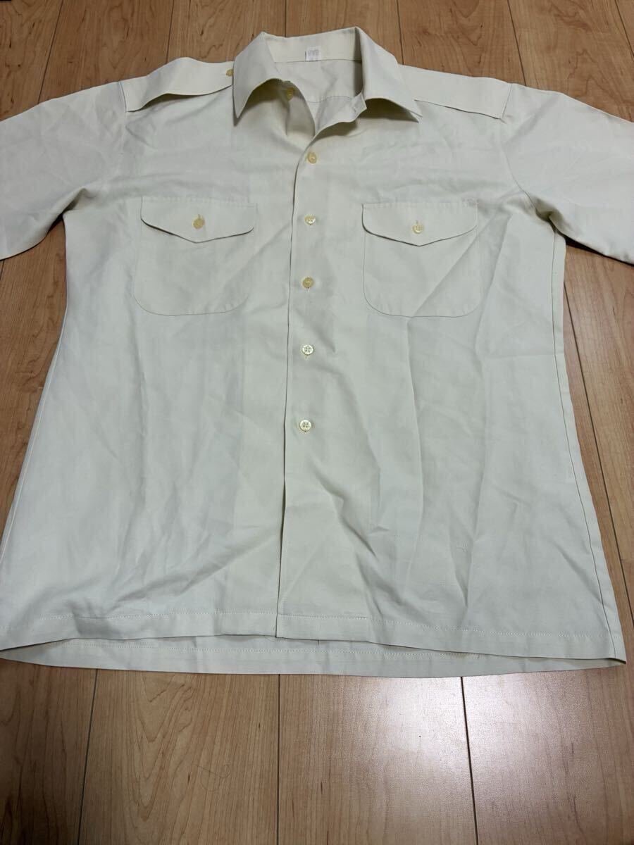 委託品 中古品 陸上自衛隊 91式制服 半袖Yシャツ 3種夏服 5AB サイズ ミリタリー 平成