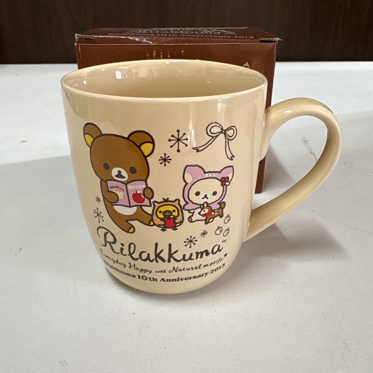 ◇リラックマ◇ 2013年のローソン秋のリラックマフェア◇10周年記念マグカップ LAWSONキャンペーン◇中古品◇引取可能◇札幌◇北海道