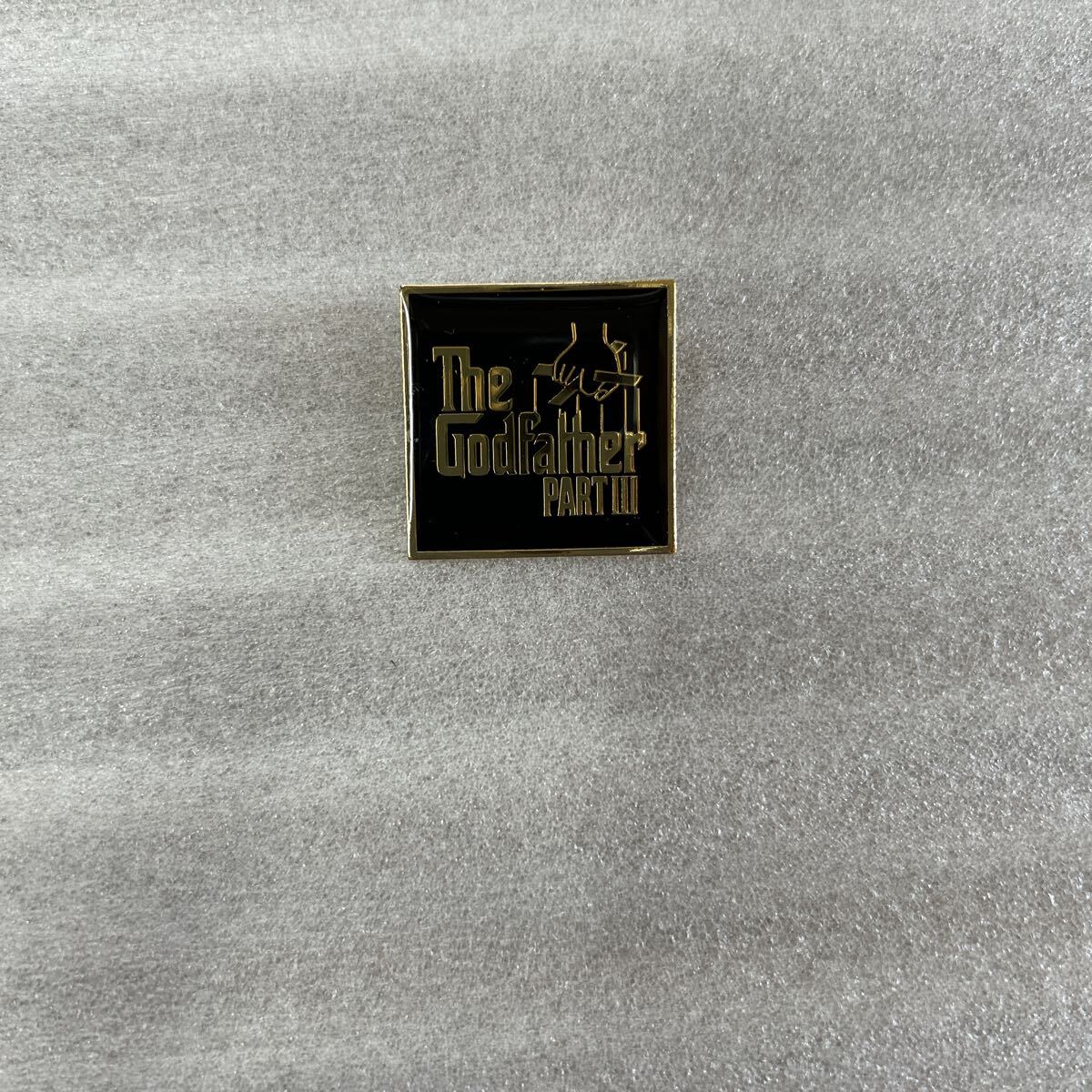 ◆映画『ゴッドファーザー PART III』◆G.C.I（GIFT CREATION INC.）製スクエア型ピンバッジ◆ノベルティ◆美品◆中古品◆札幌◆北海道◆