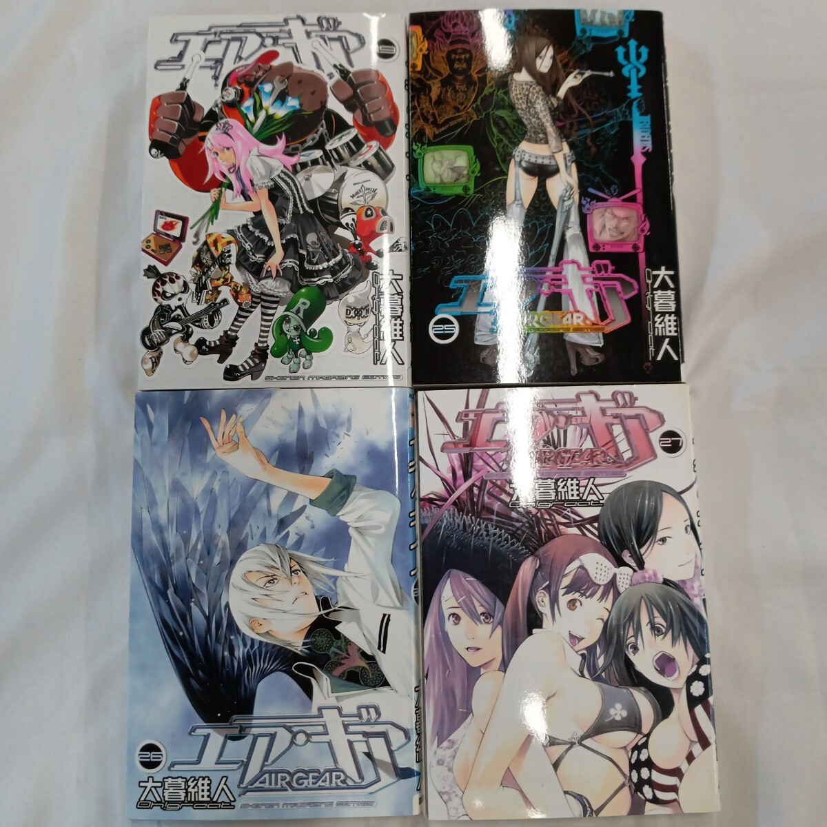 セ野553/講談社/エア・ギア/エアギア/セット/マガジンコミックス/大暮維人/現状品/中古品/平成レトロ/少年漫画/本/アクション/バトル/セ野