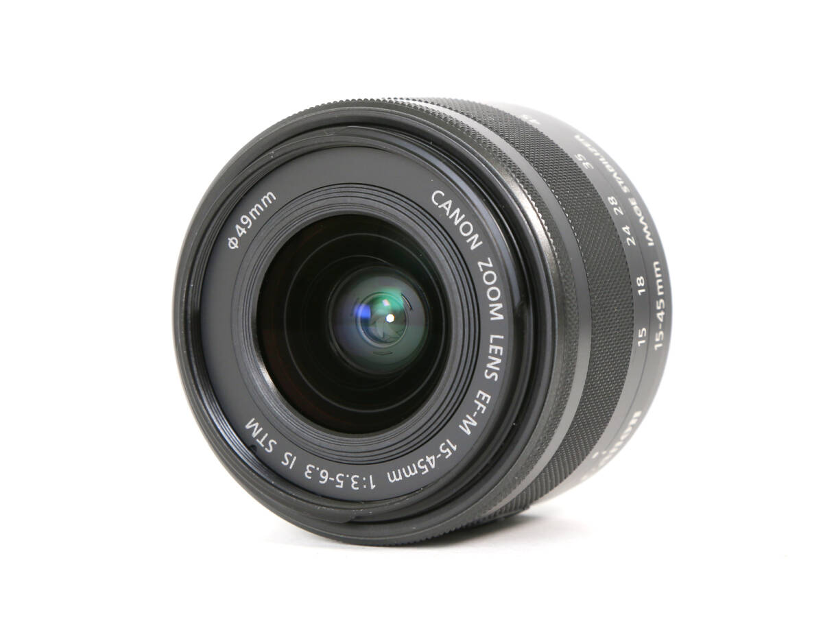 良品 CANON キヤノン EF-M 15-45mm F3.5-6.3 IS STM 0198