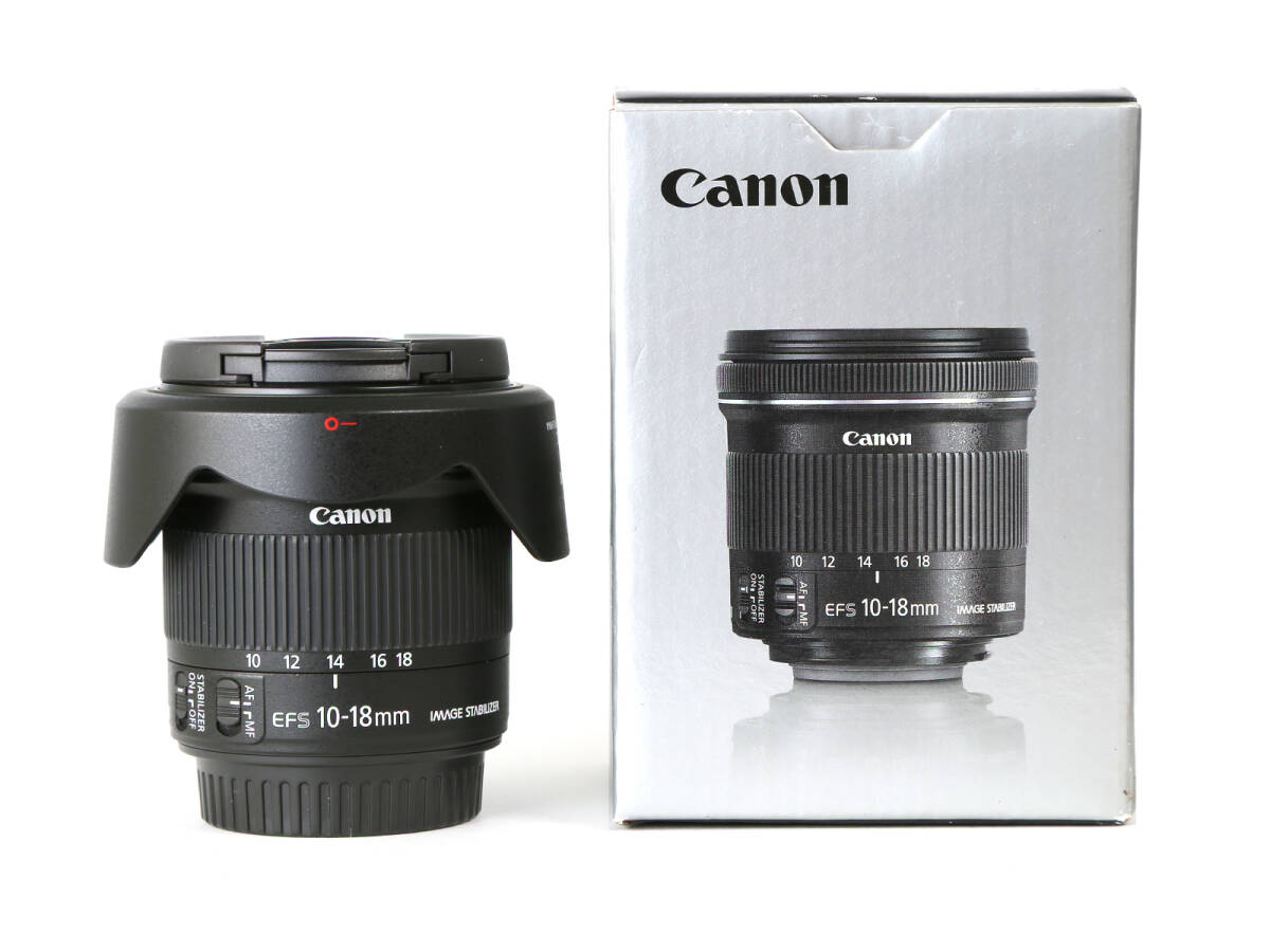 美品 CANON キヤノン EF-S 10-18mm F4.5-5.6 IS STM 8731