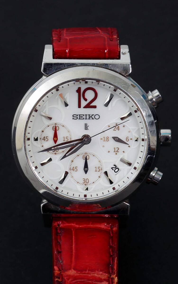 SEIKO LUKIA V175-0AJ0 クロノグラフ