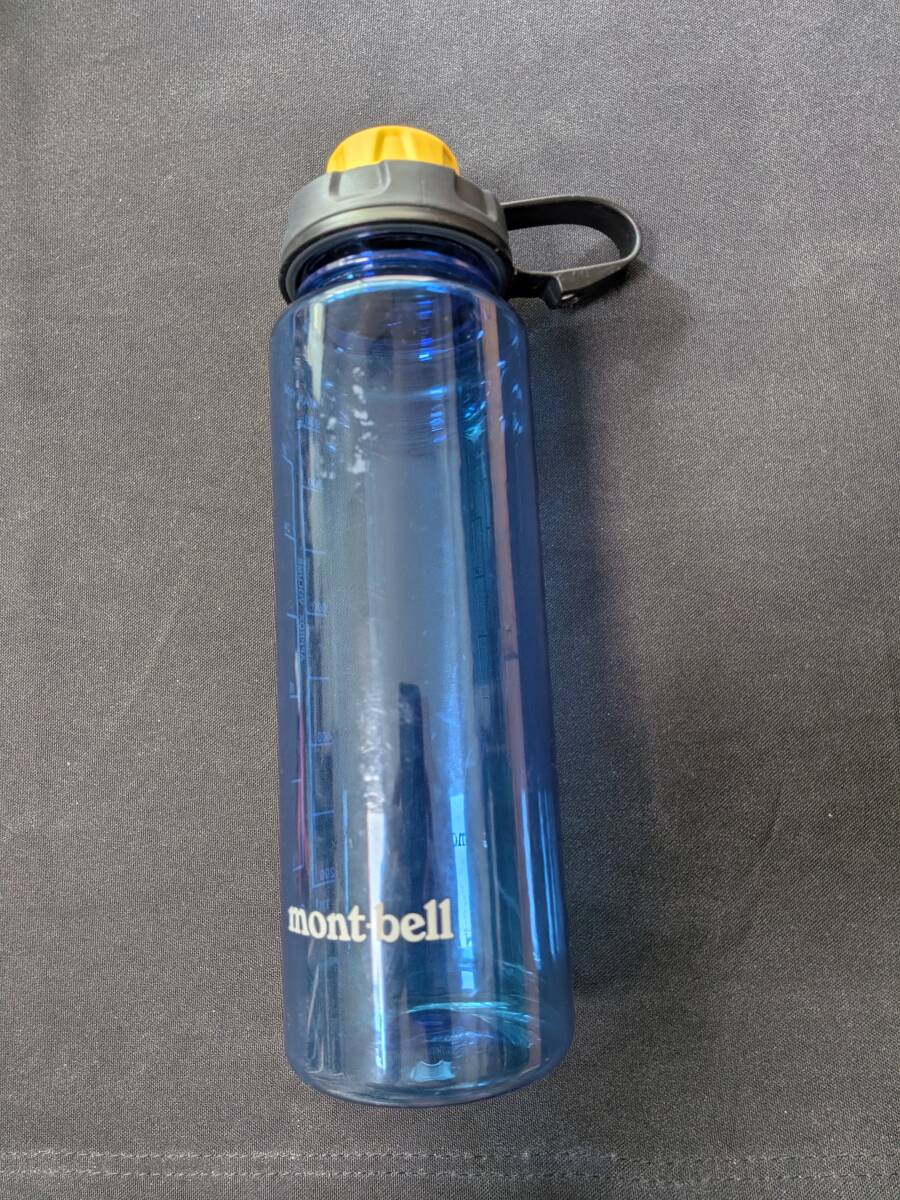 モンベル mont-bell クリアボトル 1.0Lブルー/ヒューマンギア humangear キャップキャップ PLUS