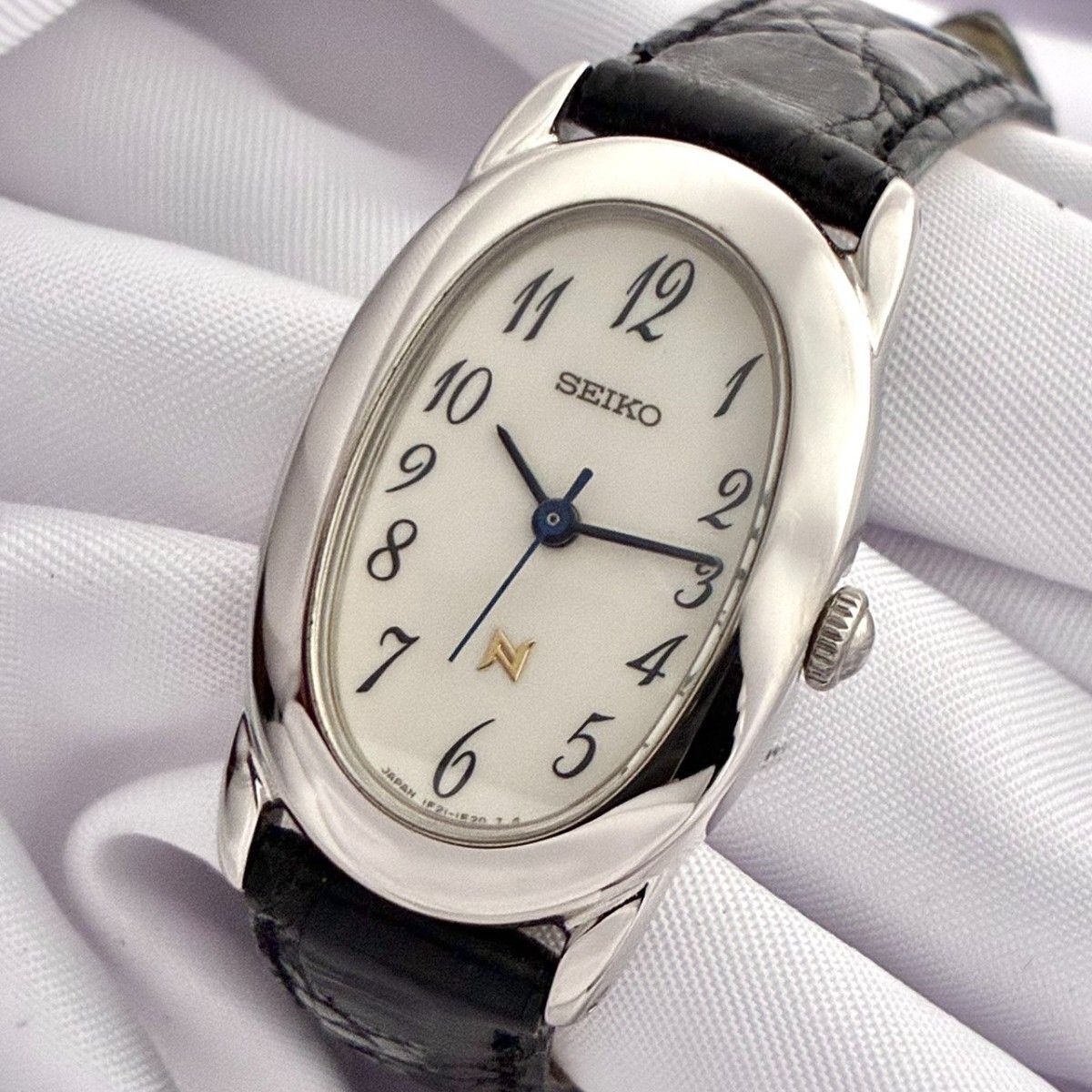 【稼働 新品電池】 セイコー SEIKO 1F21-5B70 ノイエ NOIE オーバル ウォッチ クォーツ