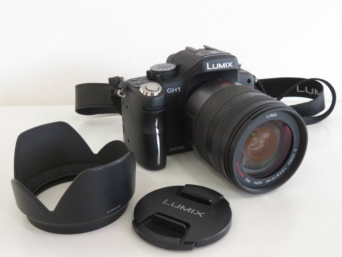 現状販売 Panasonic パナソニック LUMIX DMC-GH1 ミラーレス デジタル一眼カメラ G VARIO 1:4-5.8/14-140 レンズ セット