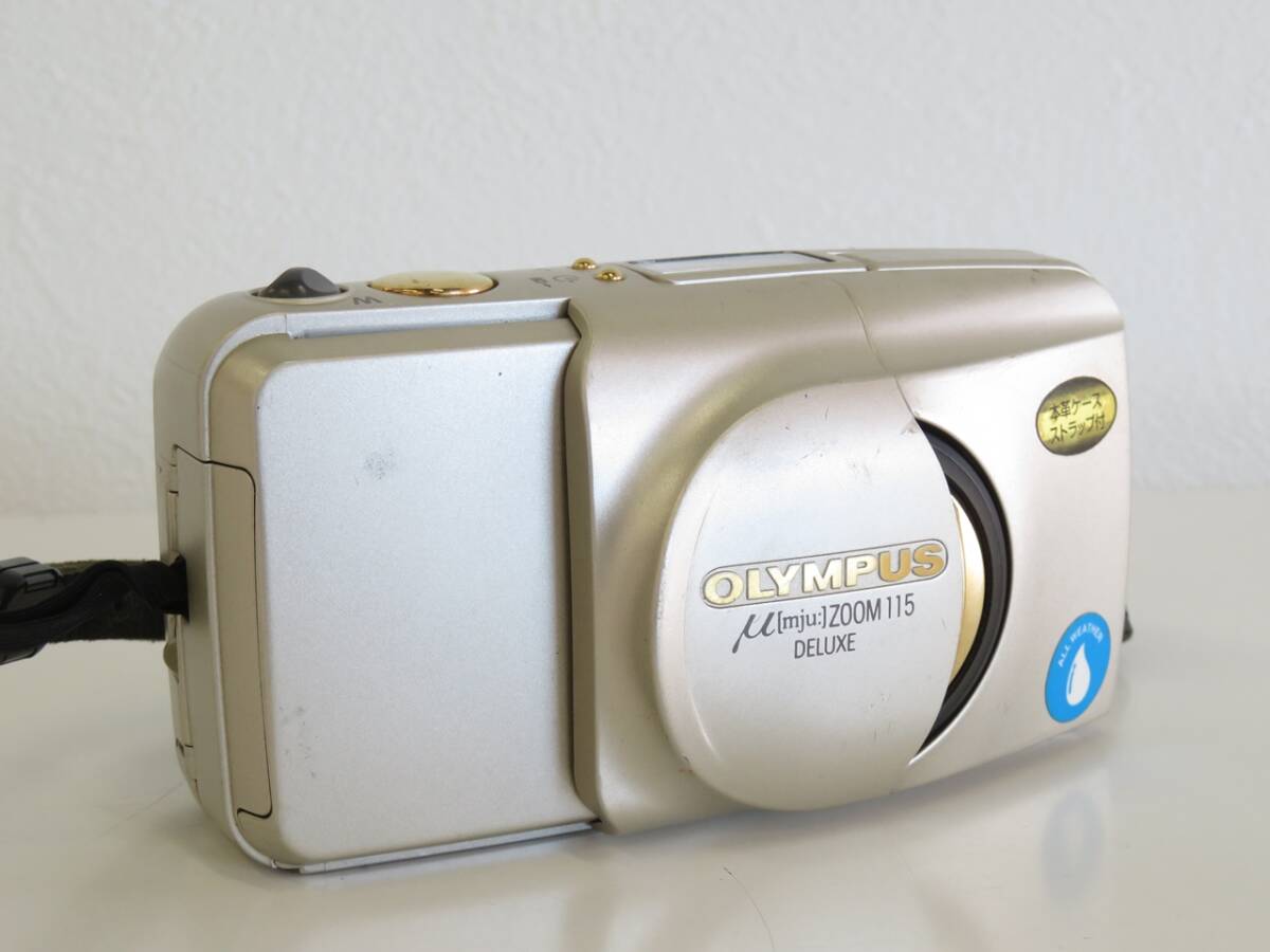 通電品 オリンパス μ ZOOM115 DELUXE コンパクトフィルムカメラ OLYMPUS LENS ZOOM 38-115mm