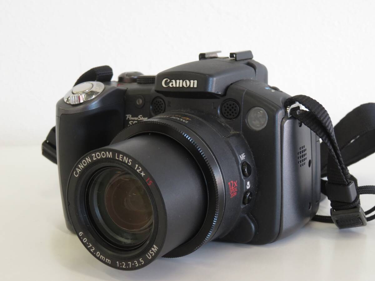 通電品 キャノン PowerShot S5 IS コンパクトデジタルカメラ CANON ZOOM LENS 12× IS 6.0-72.0mm 1:2.7-3.5 USM レンズ