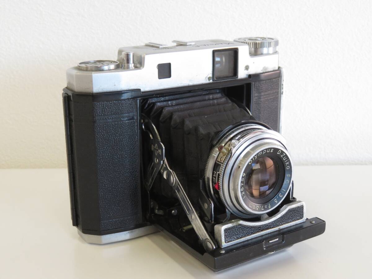 現状販売 マミヤ MAMIYA-6 蛇腹カメラ OLYMPUS D.ZUIKO F.C. 1:3.5 F=7.5cm フィルムカメラ ビンテージ 