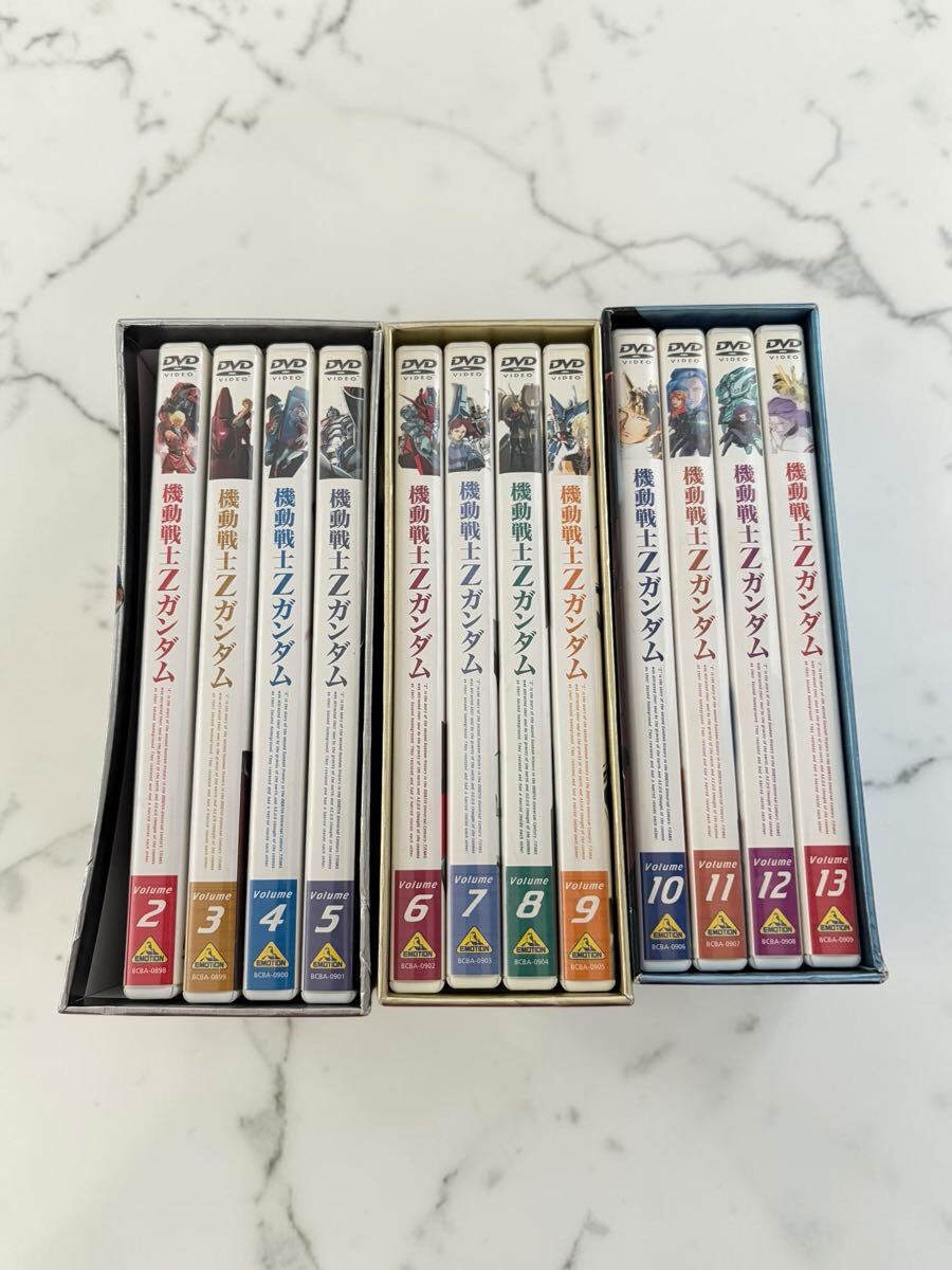 ☆機動戦士Zガンダム DVD BOX 全13巻 3BOXセット Vol.2〜13 まとめ売り☆