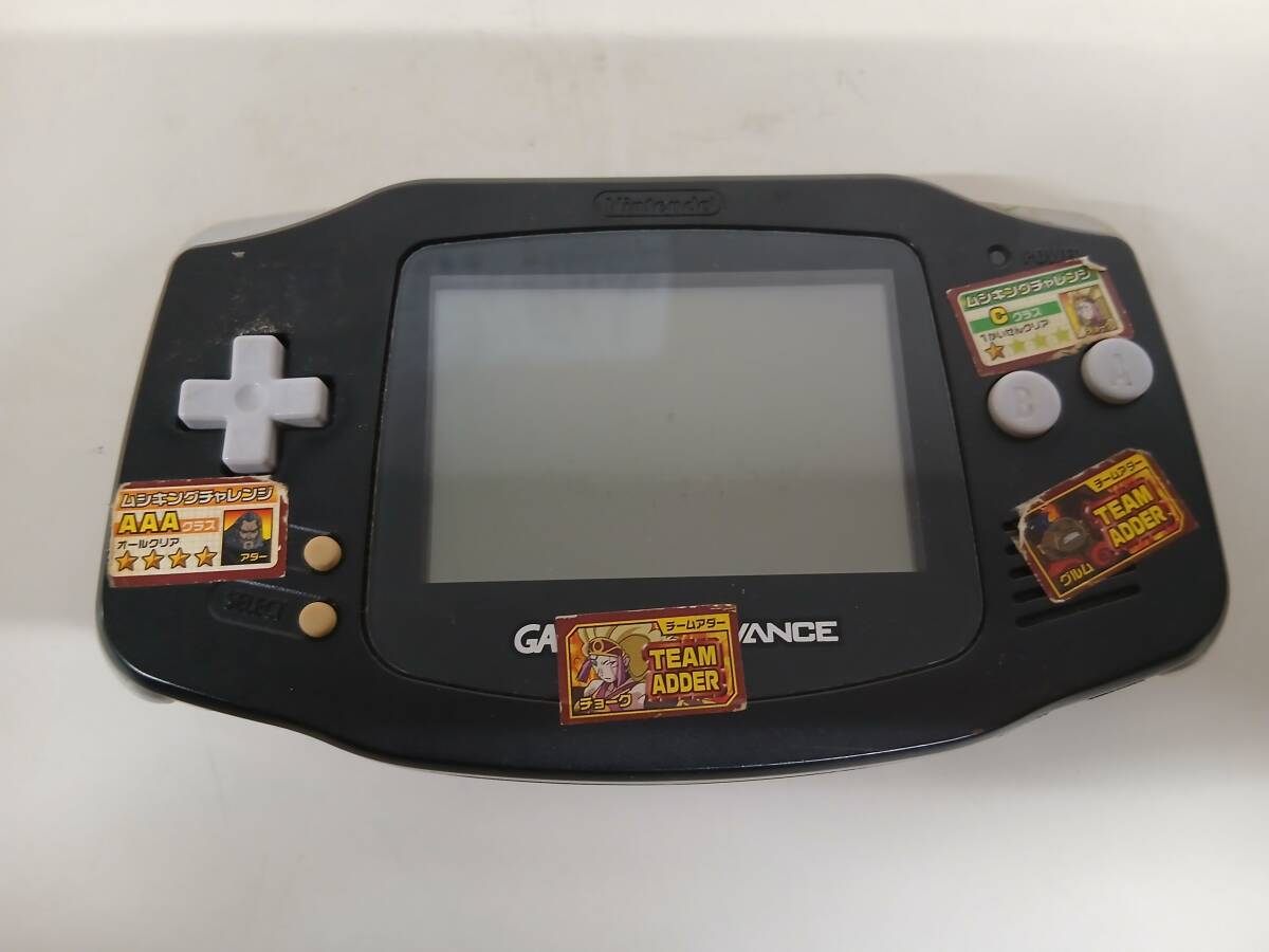 I2608-0890　任天堂　ニンテンドー　ゲームボーイアドバンス　MODEL NO. AGB-001　初代　携帯ゲーム機　ジャンク品　宅急便コンパクト