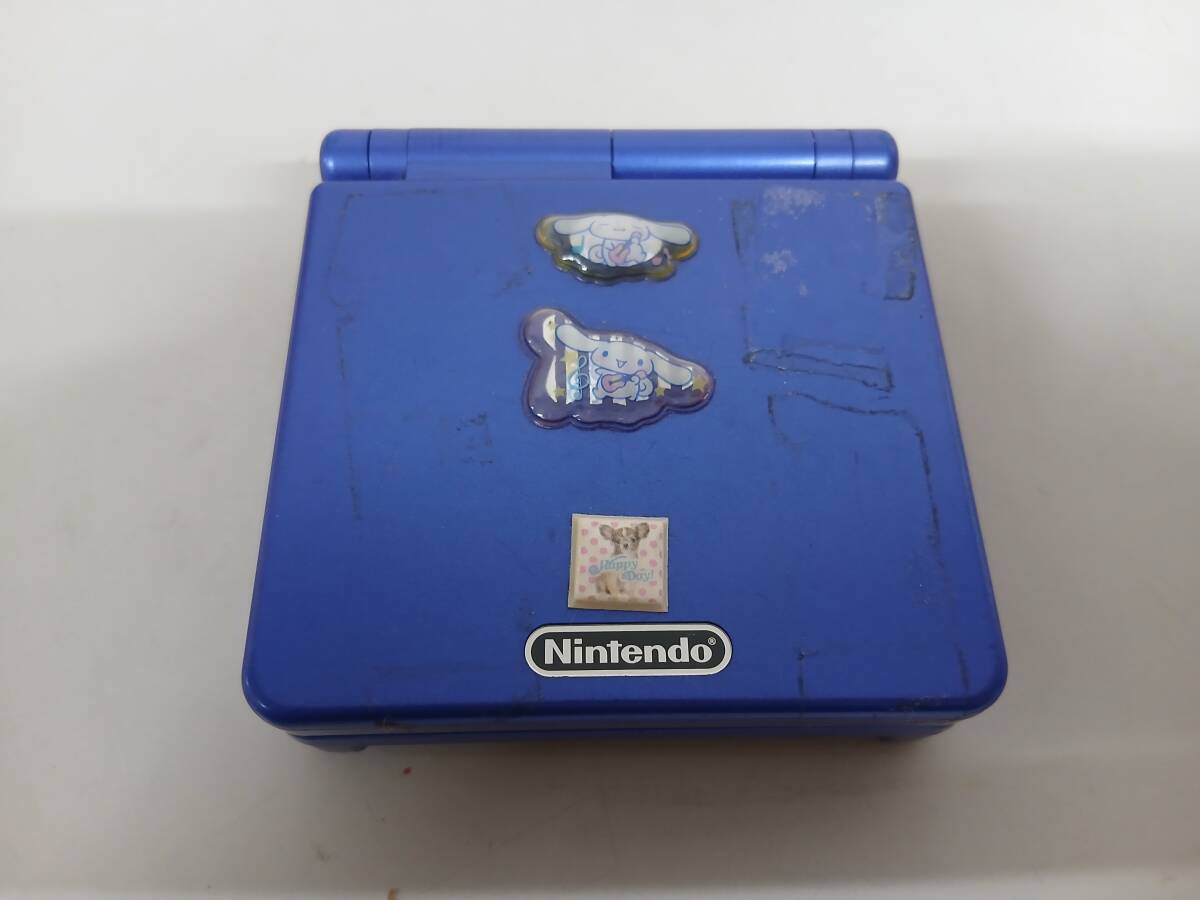 I2608-0891　任天堂　ゲームボーイアドバンスSP　GAME BOY ADVANCE SP　折りたたみ式　携帯型ゲーム機　ジャンク品　宅急便コンパクト