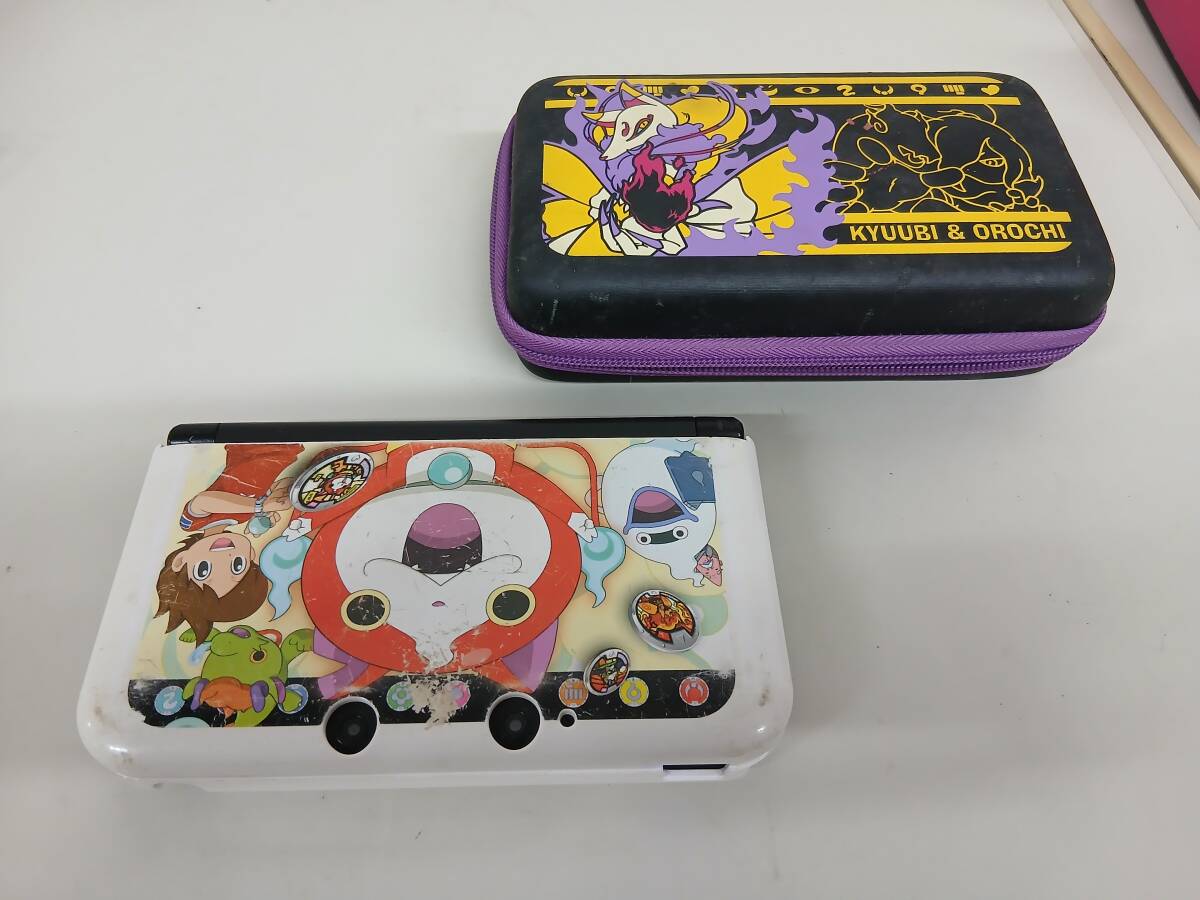 I2608-0892　任天堂　ニンテンドー3DS　携帯型ゲーム機　妖怪ウォッチケース、カバー　初期化済み　ジャンク品　宅急便コンパクト