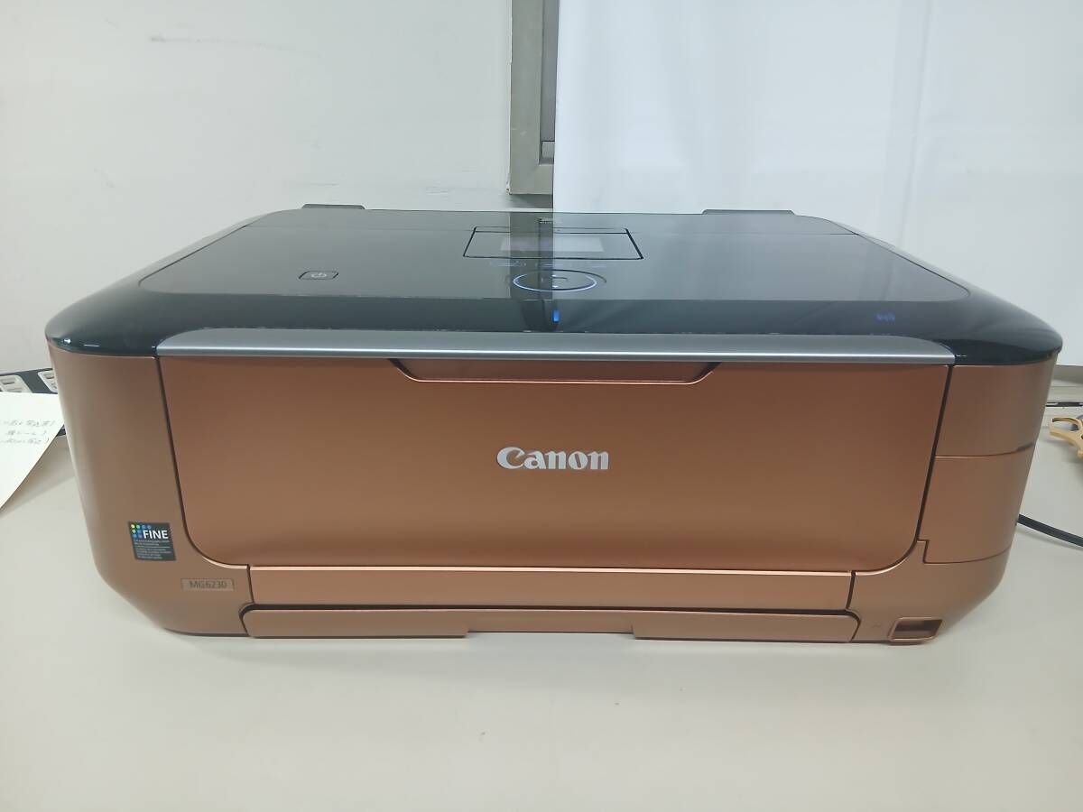 T2608-0971　Cannon　キャノン　インクジェットプリンター　PIXUS MG6230　型番：K30312　コピー機　複合機　通電確認済み　中古品　ヤ140