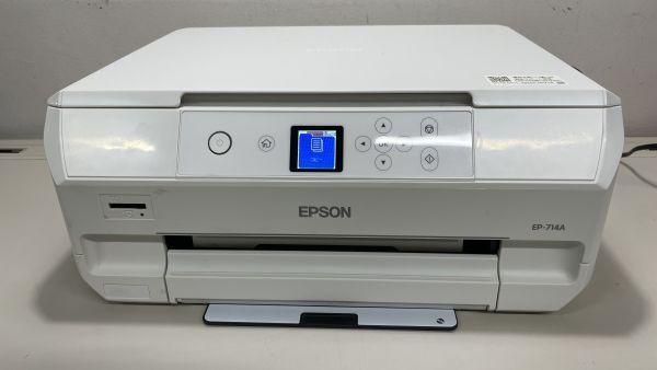 W2608-1104 EPSON EP-714A 2021年製 無線LAN対応 インクジェット複合機　通電確 ヤ120