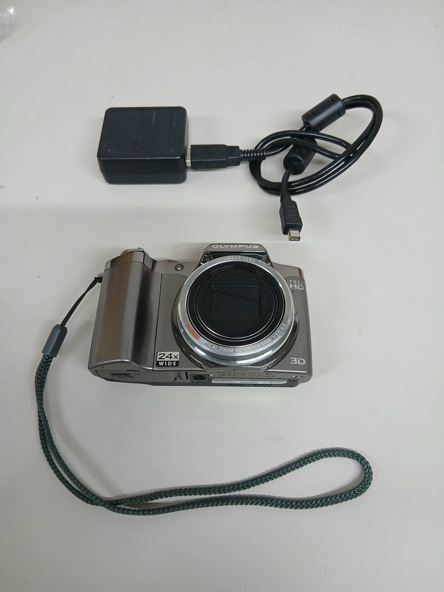 I2608-0893　OLYMPUS　オリンパス　コンパクトデジタルカメラ　型番：SZ-30MR　デジカメ　通電確認済み　中古品　宅急便コンパクト