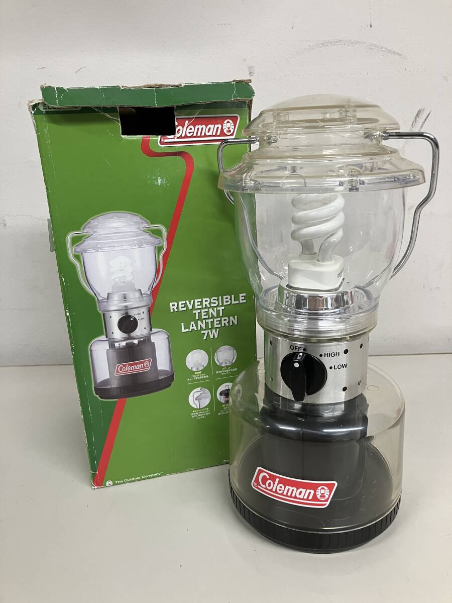 T2608-0951　Coleman　ランタン　リバーシブルテントランタン　7W　170-9219　コールマン　ジャンク品　ヤ80