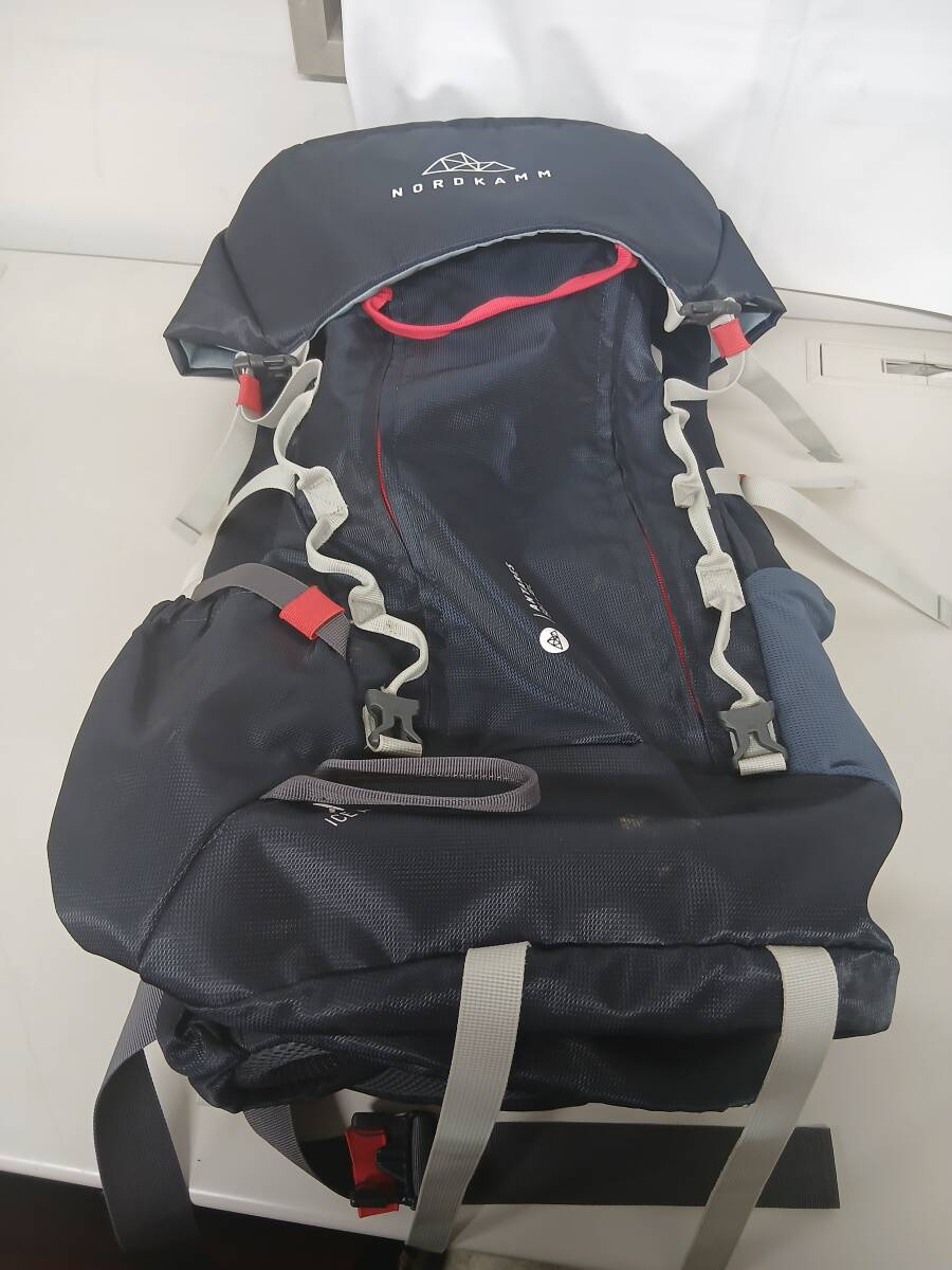 T2608-0881　NORDKAMM　ノードカム　大型バックパック　ANTARES 50L+10L　アンタレス　大容量 66L　アウトドア用品　中古美品　ヤ100