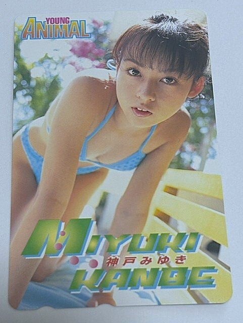 神戸みゆき　アニマル抽選テレカ　テレホンカード