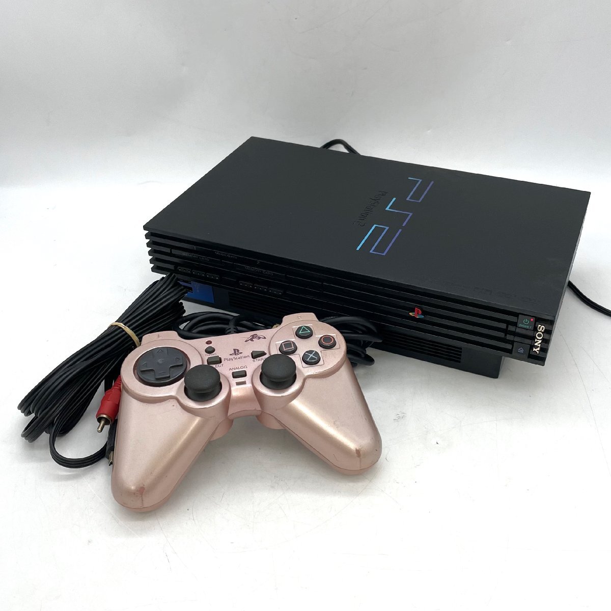 1円～/SONY/ソニー/Playstation/プレイステーション/2/PS2/SCPH-50000/付属品付/テレビゲーム/通電確認済/難あり/ジャンク/R143