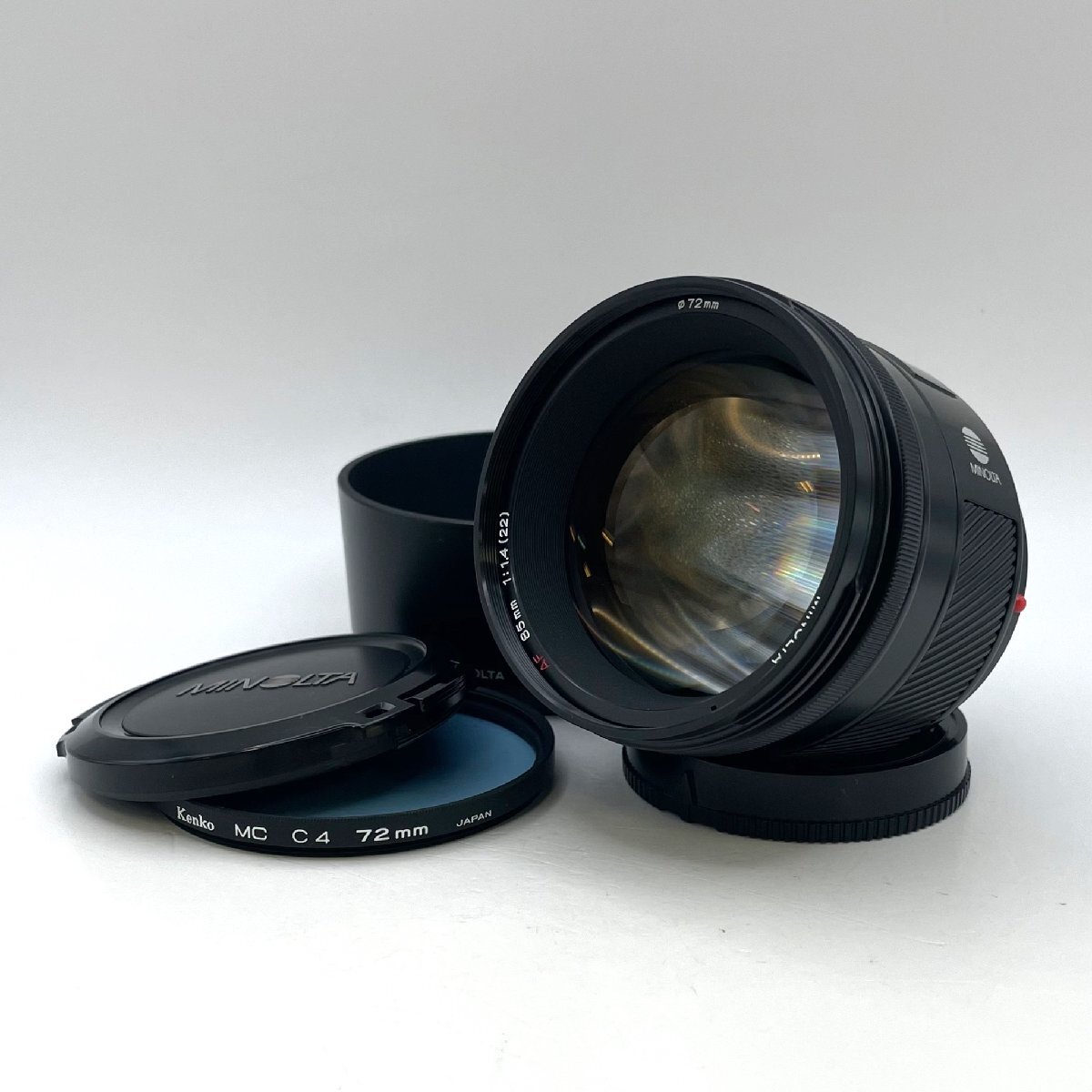 1円～/MINOLTA/ミノルタ/AF/85mm/F1.4/レンズ/AF/オートフォーカス/一眼カメラ用/ジャンク/R009
