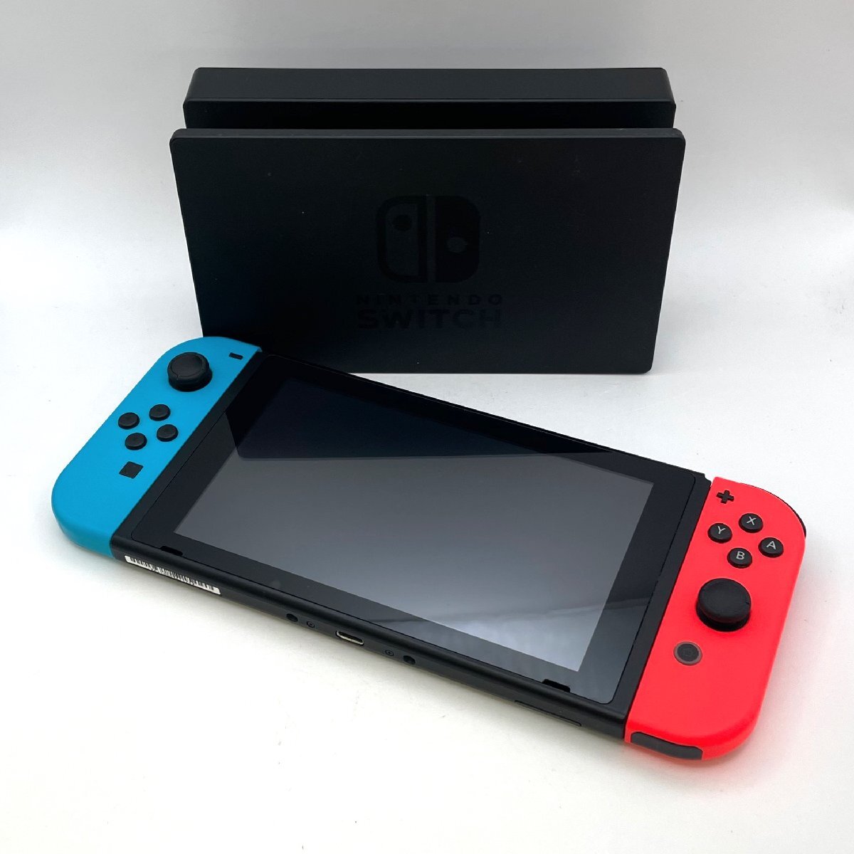 1円～/任天堂/Nintendo/ニンテンドー/Switch/スイッチ/HAC-001/ネオンレッド・ネオンブルー/付属品付/ゲーム機/動作確認済/ジャンク/R007