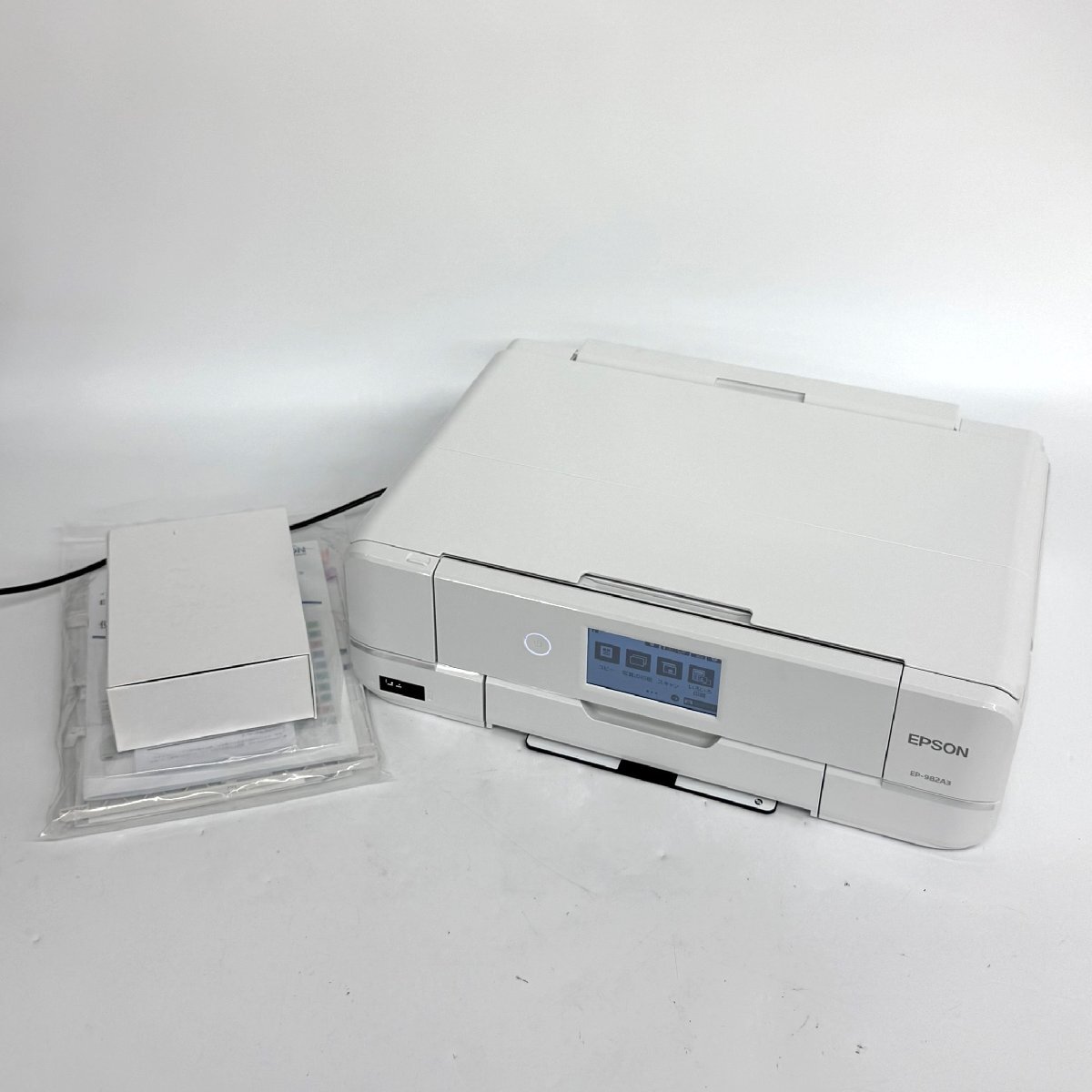 1円～/EPSON/エプソン/EP-982A3/インクジェットプリンター/複合機/2024年製/付属品付/プリンター/家電/周辺機器/通電確認済/ジャンク/I001