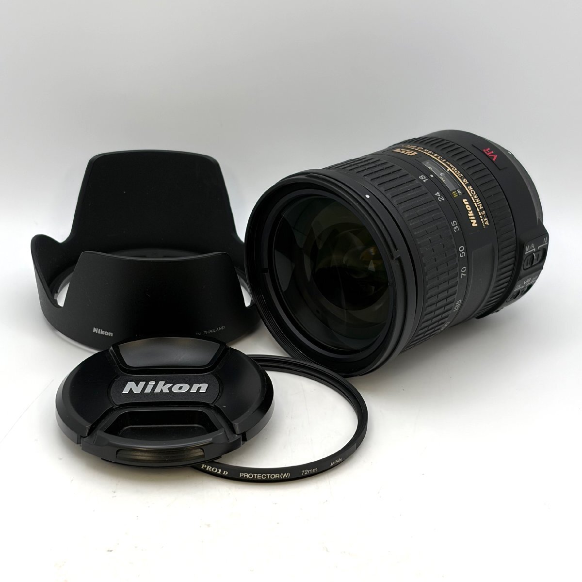 1円～/Nikon/ニコン/AF-S/DX/NIKKOR/18-200mm/F3.5-5.6/G/ED/VR/レンズ/一眼カメラ用/AF/オートフォーカス/動作確認済/ジャンク/N004