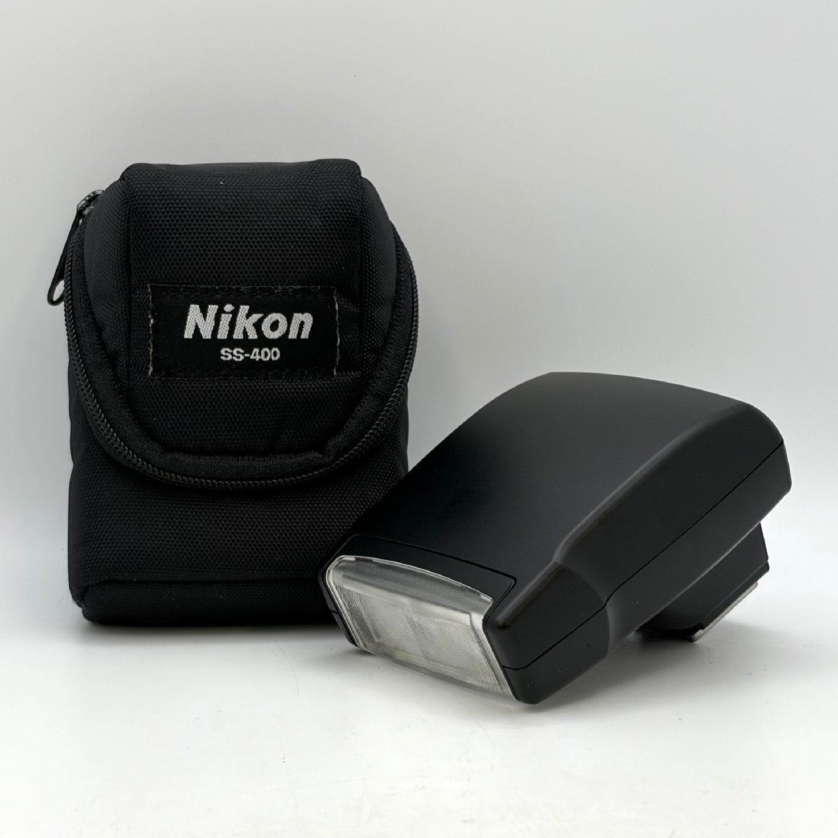 1円～/Nikon/ニコン/SPEED LIGHT/スピードライト/SB-400/フラッシュ/ストロボ/ケース付/カメラ/アクセサリー/動作確認済/ジャンク/N003