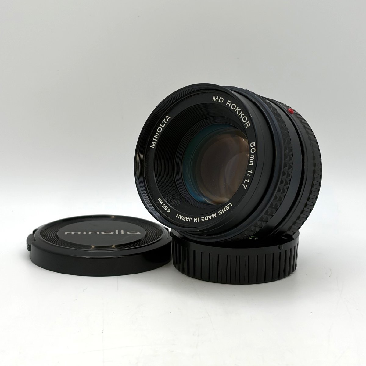 MINOLTA/ミノルタ/MD/ROKKOR/50mm/F1.7/レンズ/一眼カメラ用/MF/マニュアルフォーカス/オールドレンズ/ジャンク/N010