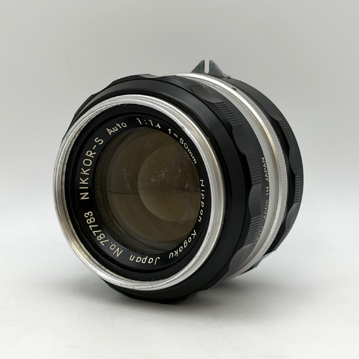 Nippon Kogaku/非Ai/NIKKOR-S/Auto/50mm/F1.4/レンズ/一眼カメラ用/MF/マニュアルフォーカス/オールドレンズ/難あり/ジャンク/N008