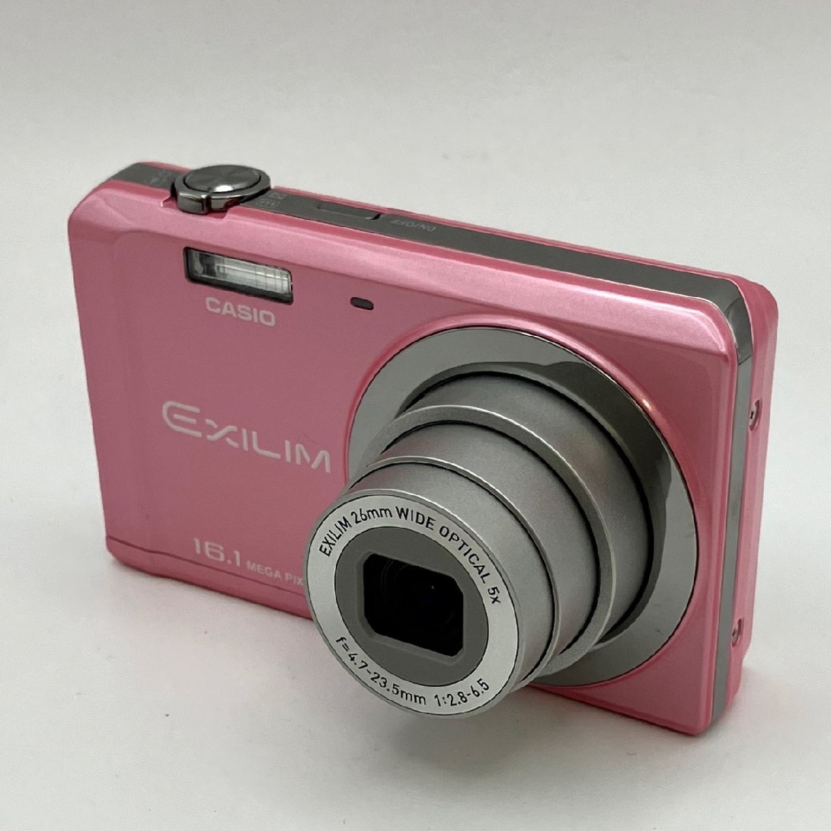 1円～/CASIO/カシオ/EXILIM/EX-Z28/付属品付/ピンクカラー/コンパクトデジタルカメラ/デジカメ/通電確認済/シャッターOK/ジャンク/K007