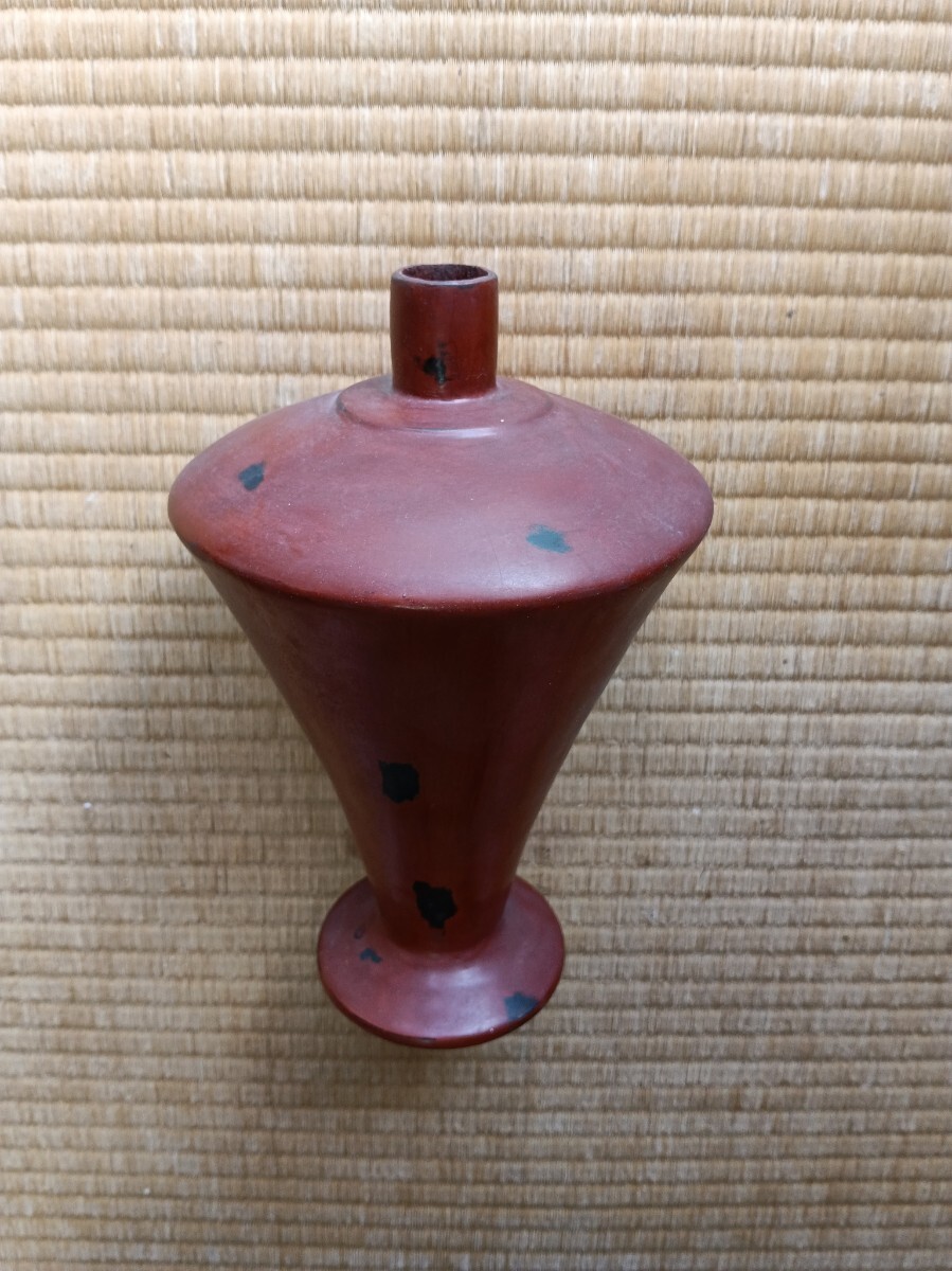朱漆瓶子 花瓶 徳利 仏教美術