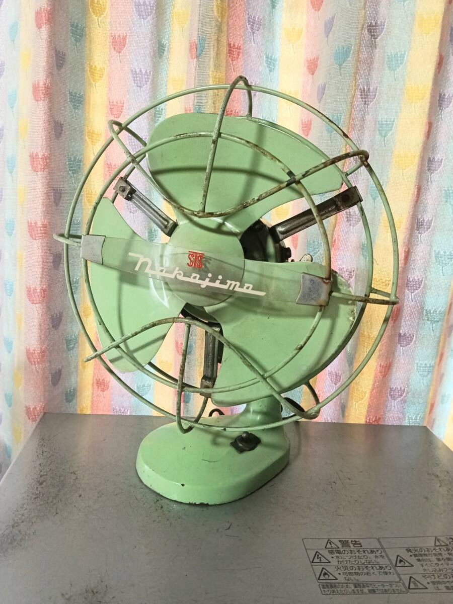 超小型の扇風機 アンティーク 稼働品 