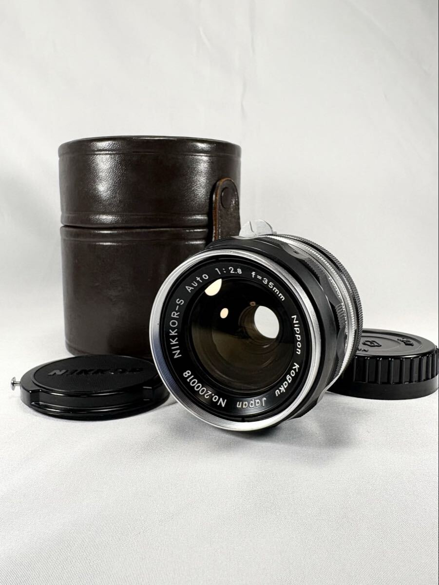 Nikon Nippon Kogaku NIKKOR-S Auto F2.8 35mm 非Ai カメラ レンズ ニコン ジャンク