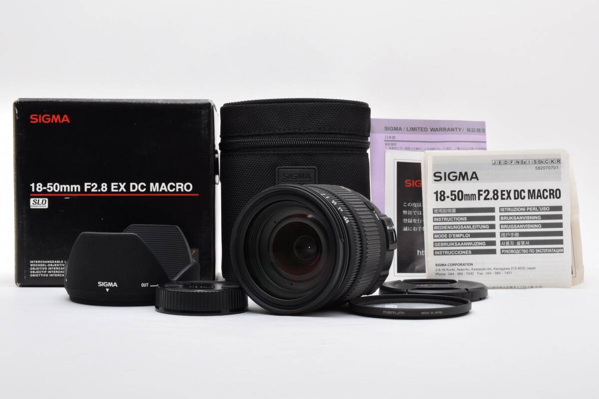 美品★ SIGMA 18-50mm F2.8 EX DC MACRO HSM ニコン