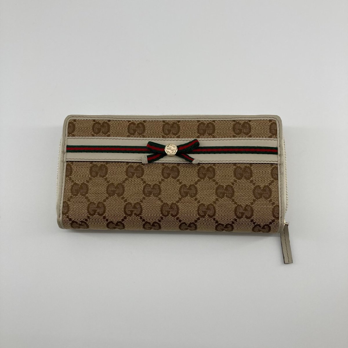 GUCCI メイフェア GGキャンバス 長財布 ベージュ