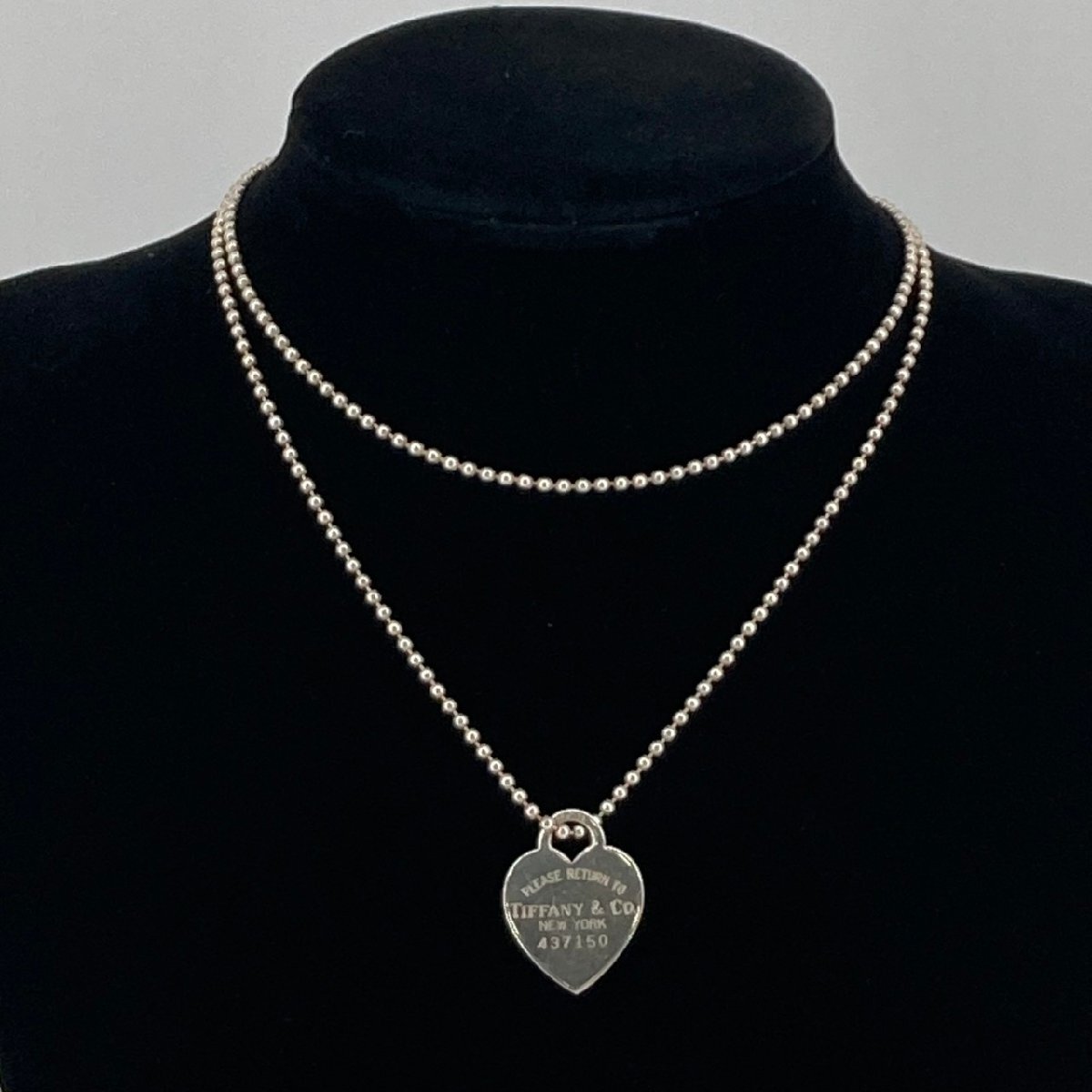 TIFFANY&Co. ハートタグ リターン トゥ ネックレス シルバー