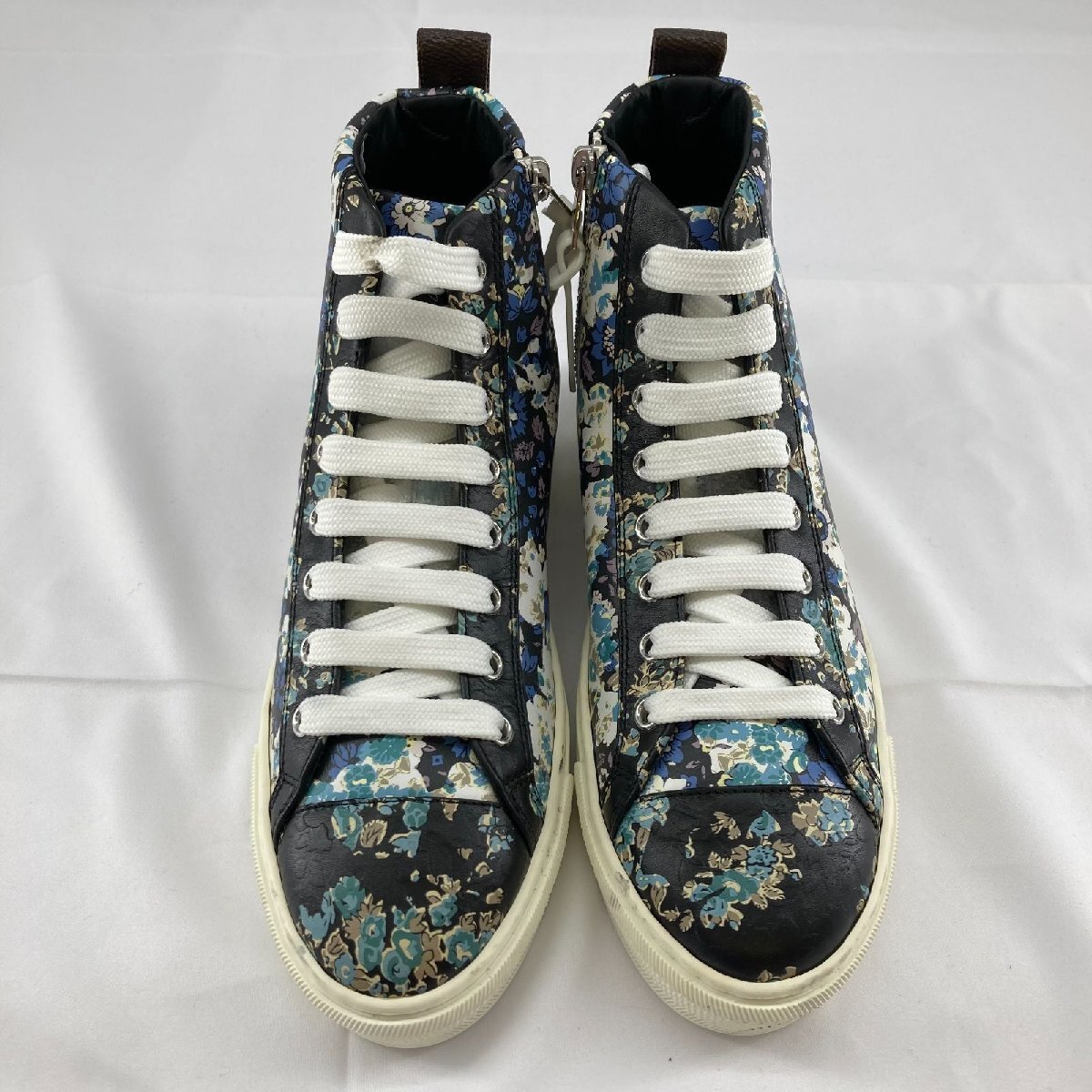 LOUIS VUITTON(ルイヴィトン)　ステラーライン　ハイカットスニーカー　花柄　35 1/2